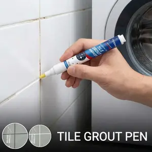 Waterproof Tile Grout Pen, Fast-Drying Grout Adhesive, Gap Repair Color Change, DIY Friendly, Joint Pen for Home Improvement