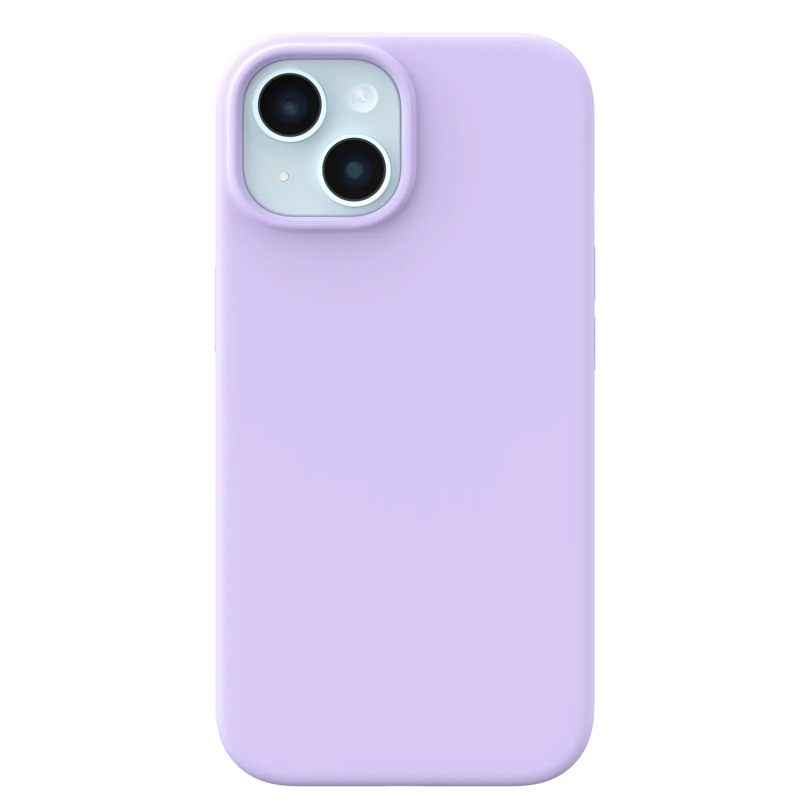 ORNARTO Silicone Smartphone Case for iPhone 12-17 Series, Full-Body Shockproof Protection Cover with Silky-Soft Touch, Camera-Safe Light Purple 2025 Christmas Ornament Phone Accessory,back to school