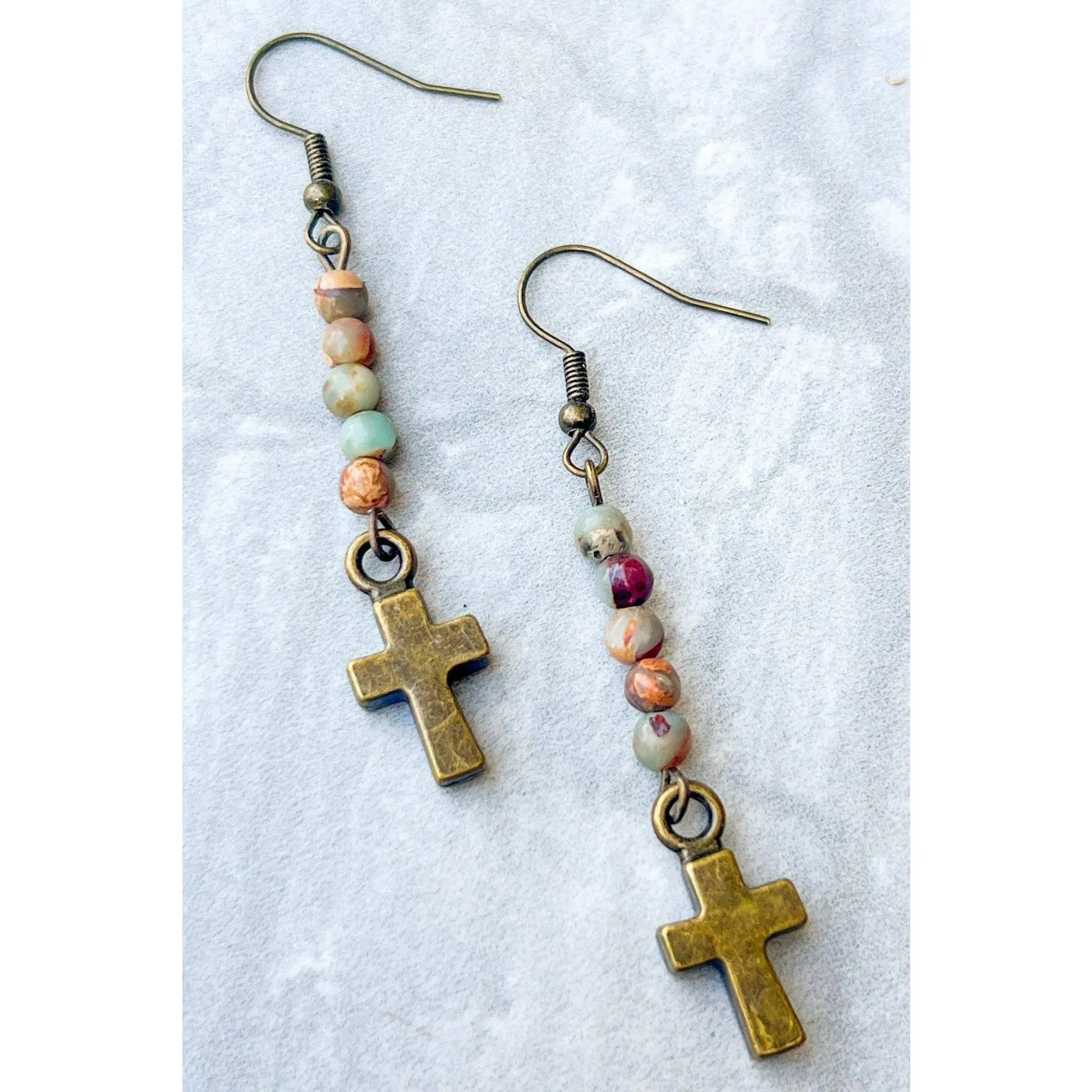 Kara Earrings Imperial Jasper