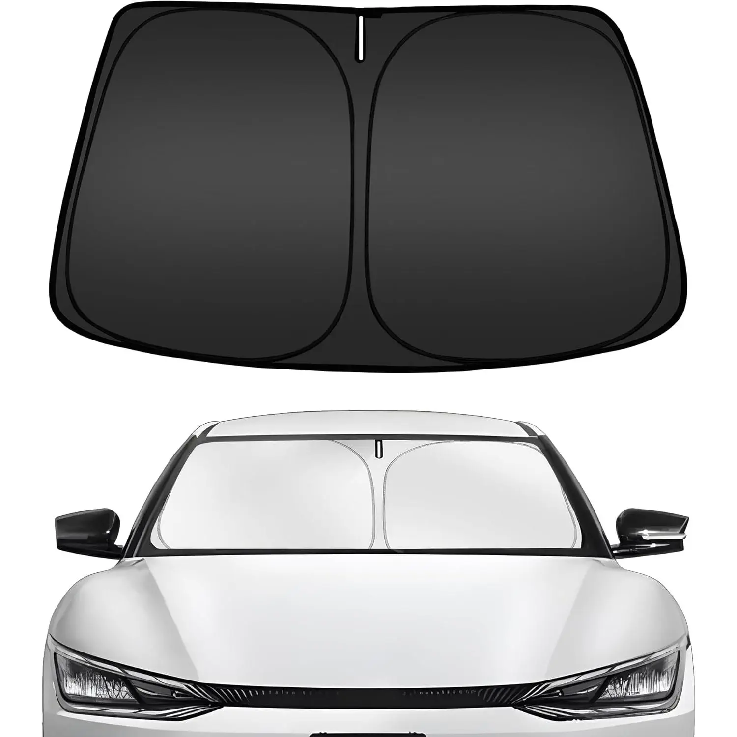 Sun  for Kia EV6 2022-2025, Custom Fit Foldable Front Window Sunshade Sun Visor Protector, Block UV Rays Keep Your  Cooler  window  douyin  black  friday  shopping Universal Car Windshield wind shade windshield sun shade