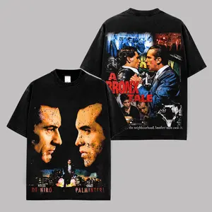 A Bronx Tale Vintage Graphic Tee, Robert De Niro Movie T-Shirt, Classic Mafia Film Shirt, 90s Crime Movie Streetwear, Retro Cinema Unisex Tee, Gift For Movie Fans