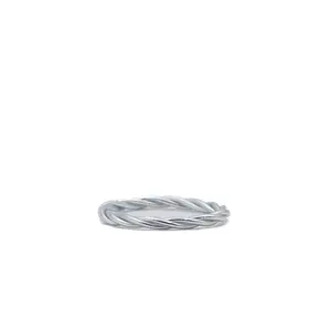 SILVER TWIST BANGLE