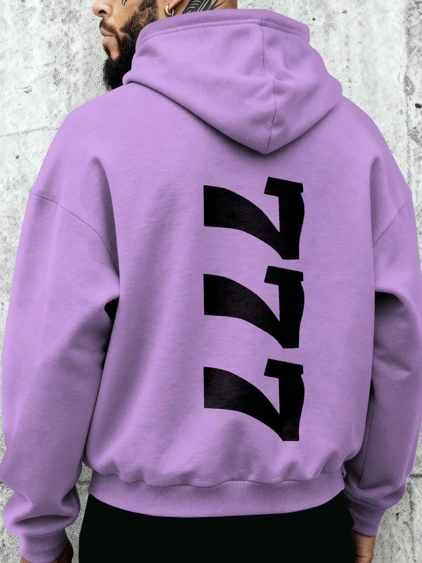 Men's Casual and Hoodie with '777' Print, Fall and Winter Comfortable Design, Fitted Style, Multiple Colors Available