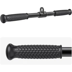 Triceps LAT Pulldown Attachments  Gym Workout Accessories with Non-Slip Soft Rubber Grip  Machine Attachments Triceps Rope Double D Row Handle Pull Down Bar Straight Bar Exercise