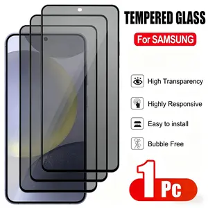 Samsung Galaxy S24 Privacy Tempered Glass Screen Protector, 28° Anti-Spy, 1-Pack HD Clear Anti-Glare Anti-Scratch Film, Bubble-Free Installation, Compatible with Ultrasonic Fingerprint Sensor outdoorfun Kit outdoorfun