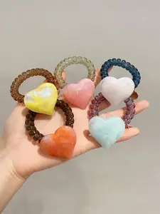 1 Piece Cute Hair Elastic Band for Women, High Stretch Durable Hair Tie, Simple New Design, Versatile Head Accessory, All Seasons