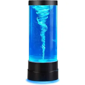 Tornado Lamp,Cool Things,Lava Lamp Gifts for Teen Boys,Kids,Girls,Tornado Toy,Tornado Maker,7 Color Changing LED Light,Cool Night Light,Birthday, Christmas Gifts jellyfish
