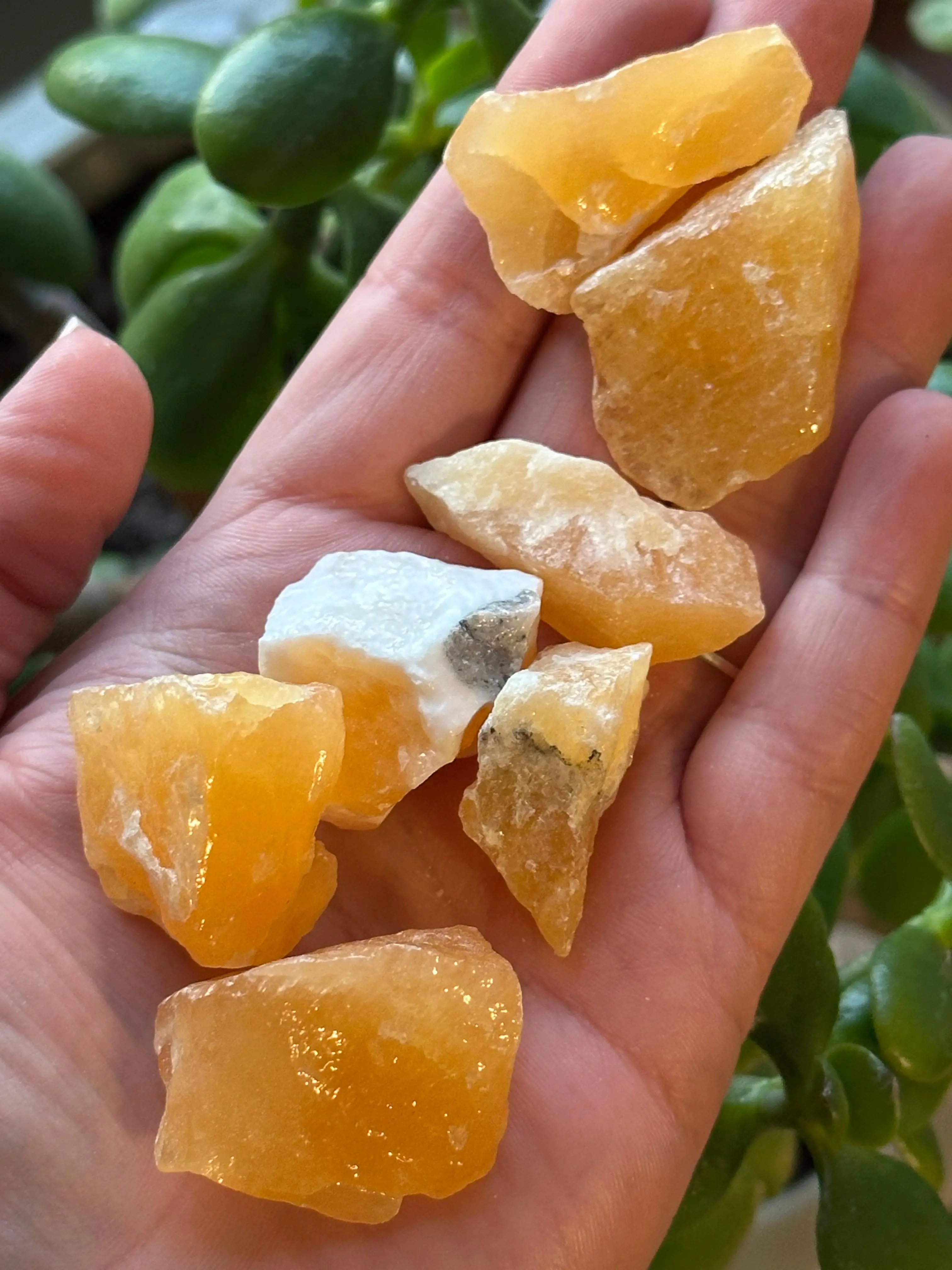Raw Orange Calcite