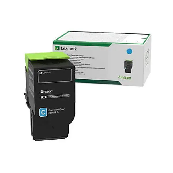 Lexmark C231HC0 High-Yield Return Program Cyan Toner Cartridge - Shake-Free, High Page Yield for Lexmark Printers