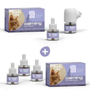 Bundle - 1 Diffuser + 5 Refills - For cats