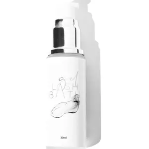 AW Lashes Gel Lash Bath 30ml - Plant-Based Vegan Formula for Gentle Eyelash Extension Aftercare - Cruelty-Free & Oil-Free Cleanser