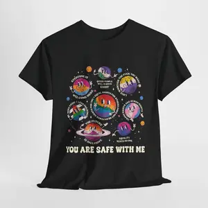 Youre Safe With Me LGBTQIA Ally T Shirt