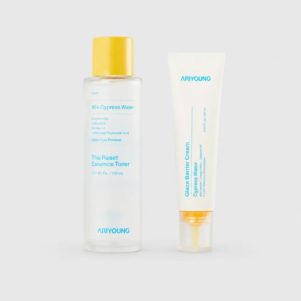 ARIYOUNG Skin Reset Duo Set | Hydrating Toner & Barrier Cream
