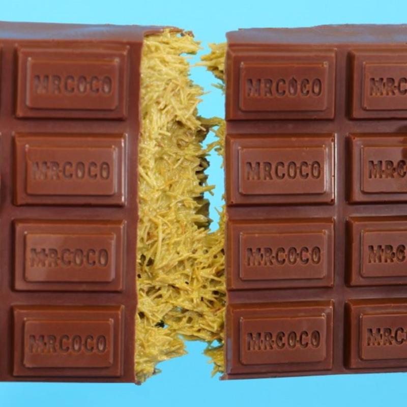 MrCoco Dubai Chocolate Bar JUMBO Kit – Pistachio Kataifi Stuffed Bar Filling, Reusable Mold, DIY Crunchy-Creamy Milk or Dark