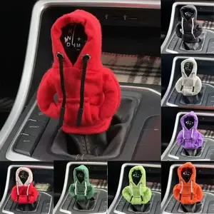 Mini gear shift cover for cars, sweatshirt, decorative gear lever cover, suitable for manual and automatic transmission general Motors gear shift lever interior decoration products, Car Accessories