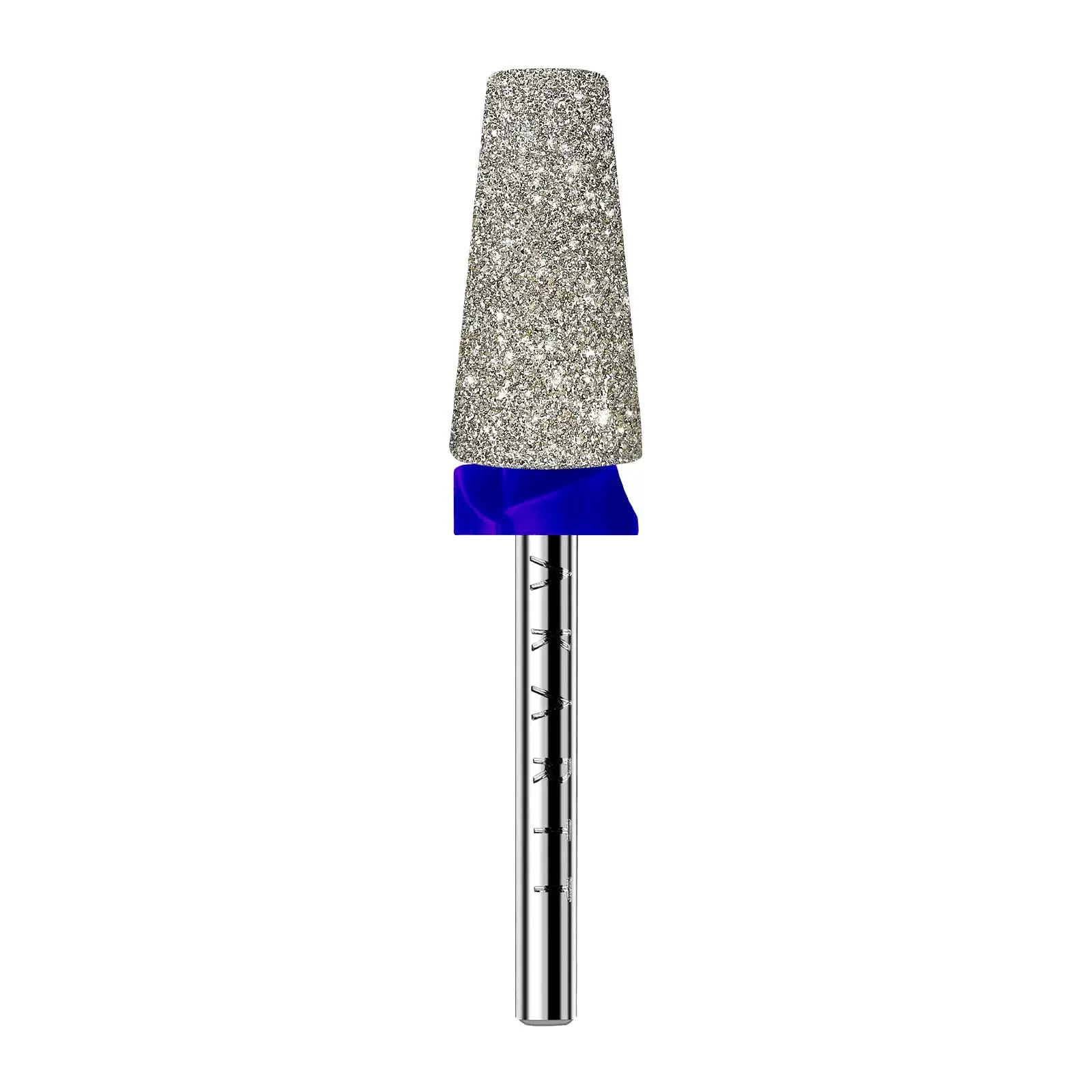 Makartt Tapered Diamond Cuticle Nail Drill Bit, Medium #150 Grit Carbide Manicure Tool for Gel Removal & Shaping, 3/32" Shank, Nail Tech Supplies