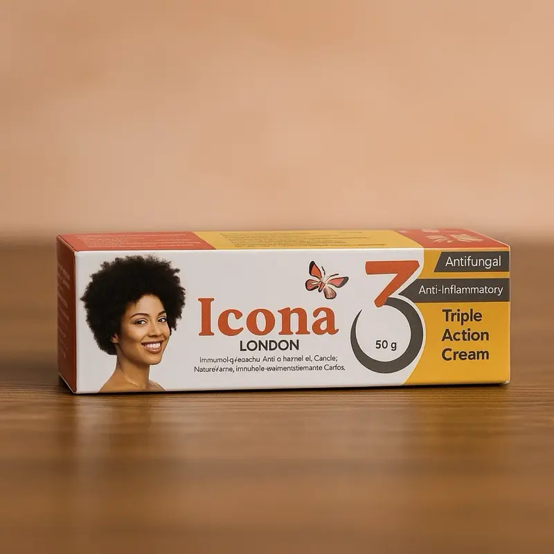 Icona London 3 Triple Action Cream for Face and Body 50g Icona London 3 Triple Action Cream for Face and Body 50g