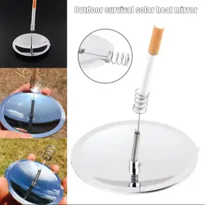 Solar Igniter Outdoor Camping Portable Mini Solar Stove, Solar Lighter for Hiking and Picnics, Essential Gear for Adventure Enthusiasts
