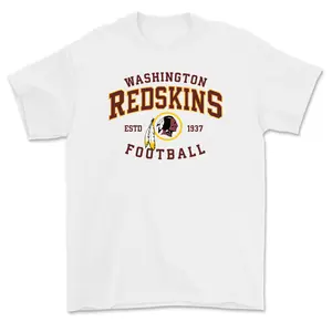 Washington Redskins ESTD 1937 T-Shirt, Vintage Football Established Tee, Retro Team History Shirt, Classic Washington Fan Tee, Sportswear Streetwear Top for Men, for Women