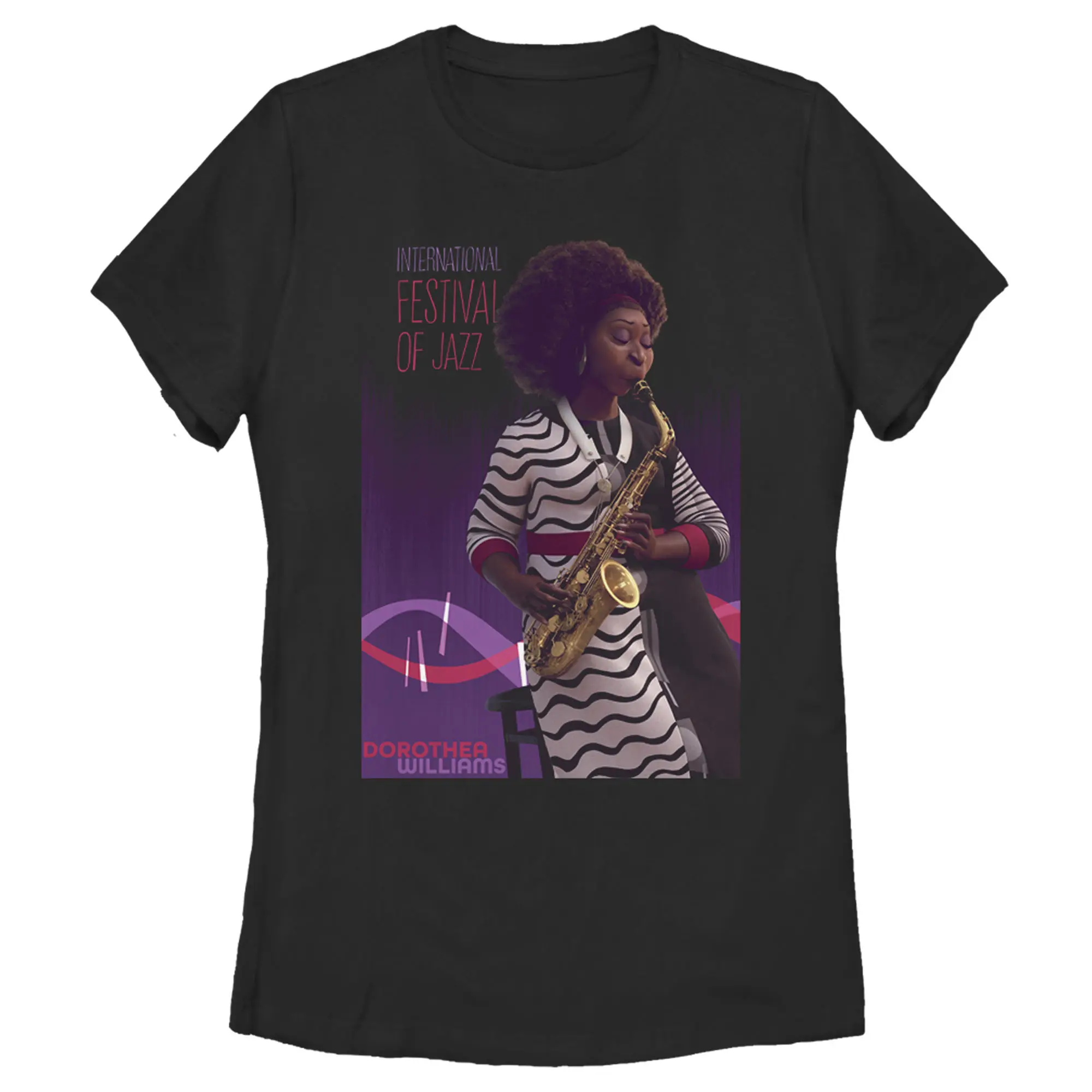 Women's Soul Dorothea on Saxophone T-Shirt