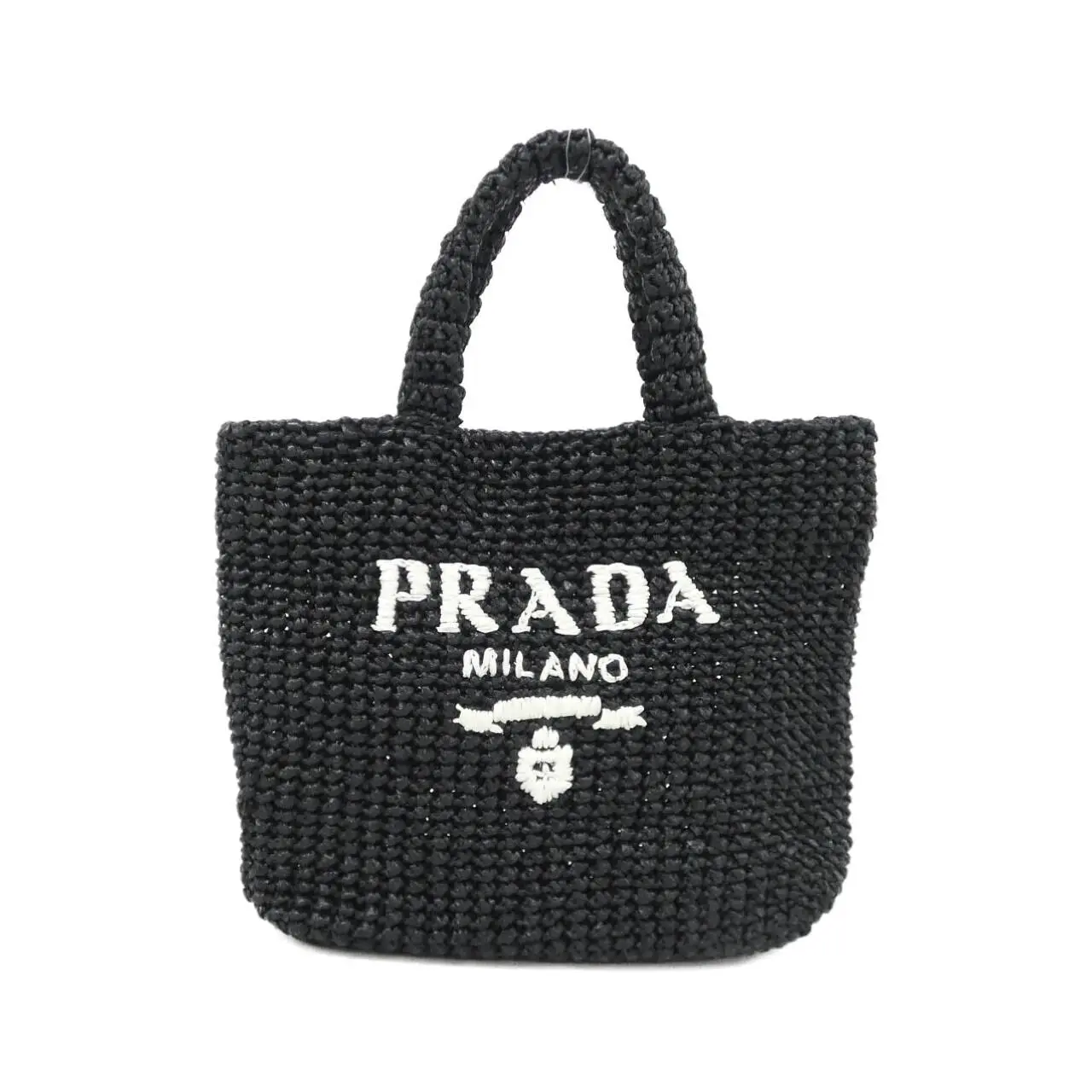 Pre-owned PRADA Straw Shoulder Bags Rafia Tote Bag