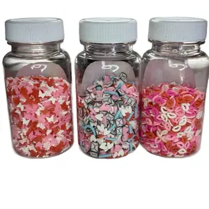 Valentines Day Polymer Clay Assorted Colors Heart Shapes for Crafting and Decorations