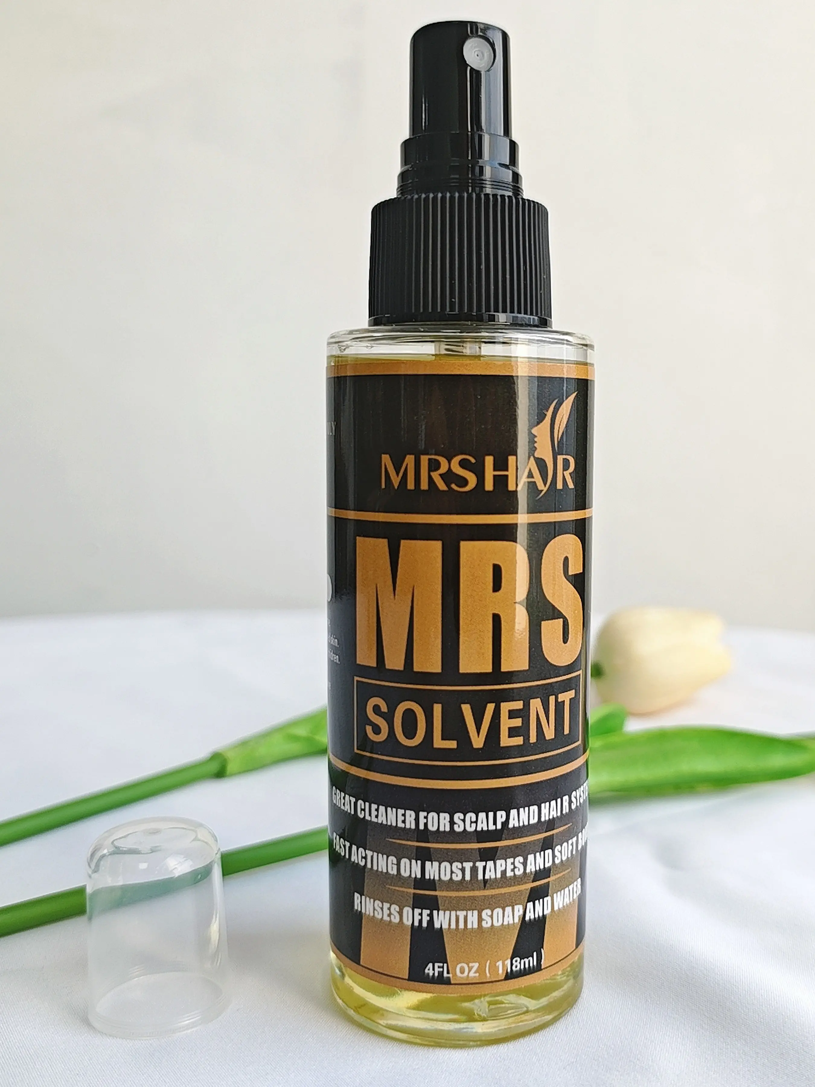 1 Bottle 118ML Wig Glue Remover Spray, Suitable for Lace Wigs, Hair Caps, Hair Extensions Adhesive Removal, Tape-In Hair Extension Removal