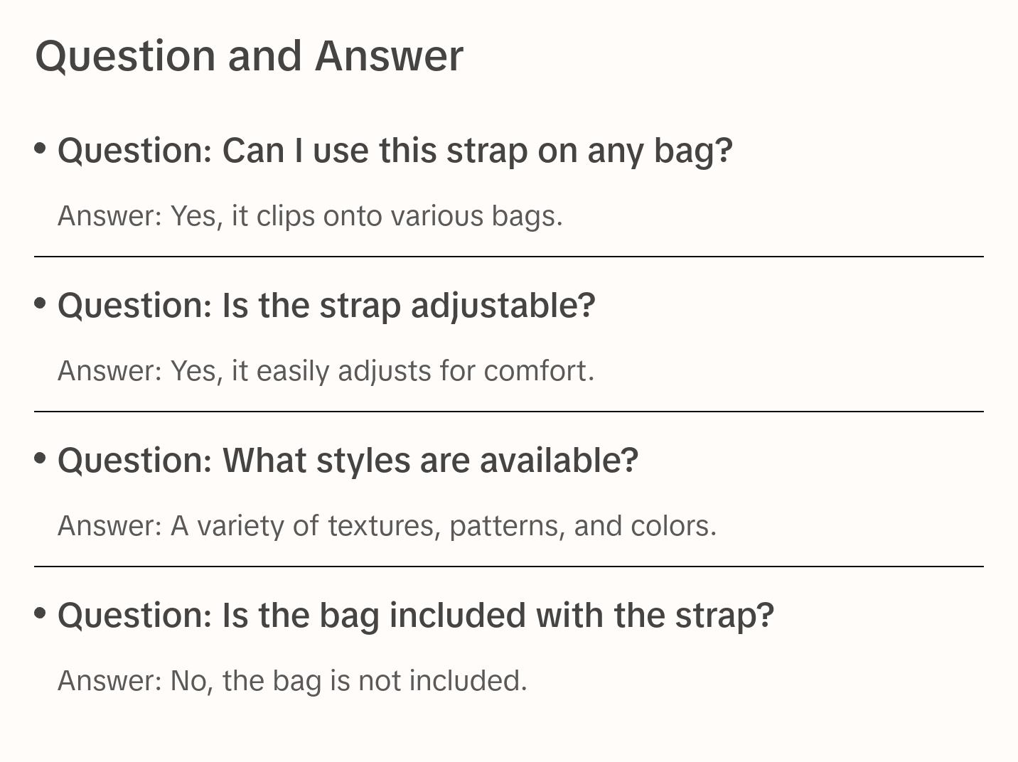 Bubble Adjustable Purse, Camera, Guitar Strap