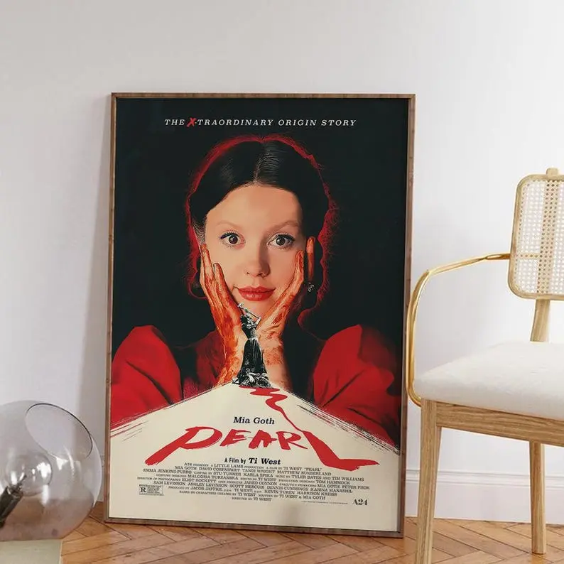 Pearl Movie Poster: Mia Goth, Ti West Film Art Print