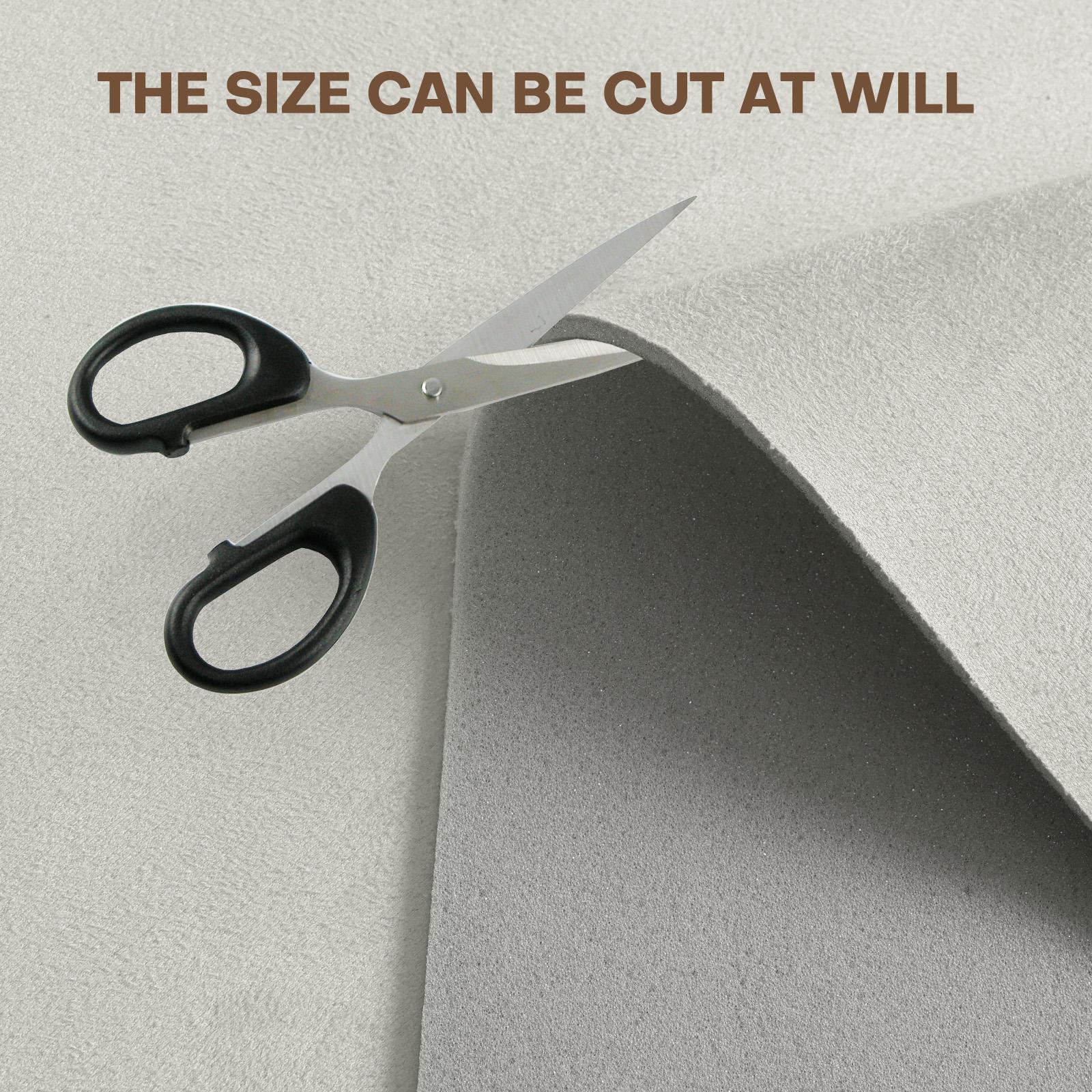 Suede Headliner 3mm Foam Fabric By Yard Ceiling with Backing Synthetic Upholstery Auto Car Roof Door Panels Liner Repair Replacement Boat Interior Refurbishment Renovation Trunk Dashboard  Durable Material