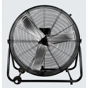 30 Inch High Velocity Drum Industrial Fan, 13000 CFM 3-Speed Air Circulation Fan for Garage, Warehouse, Workshop, Factory and Basement