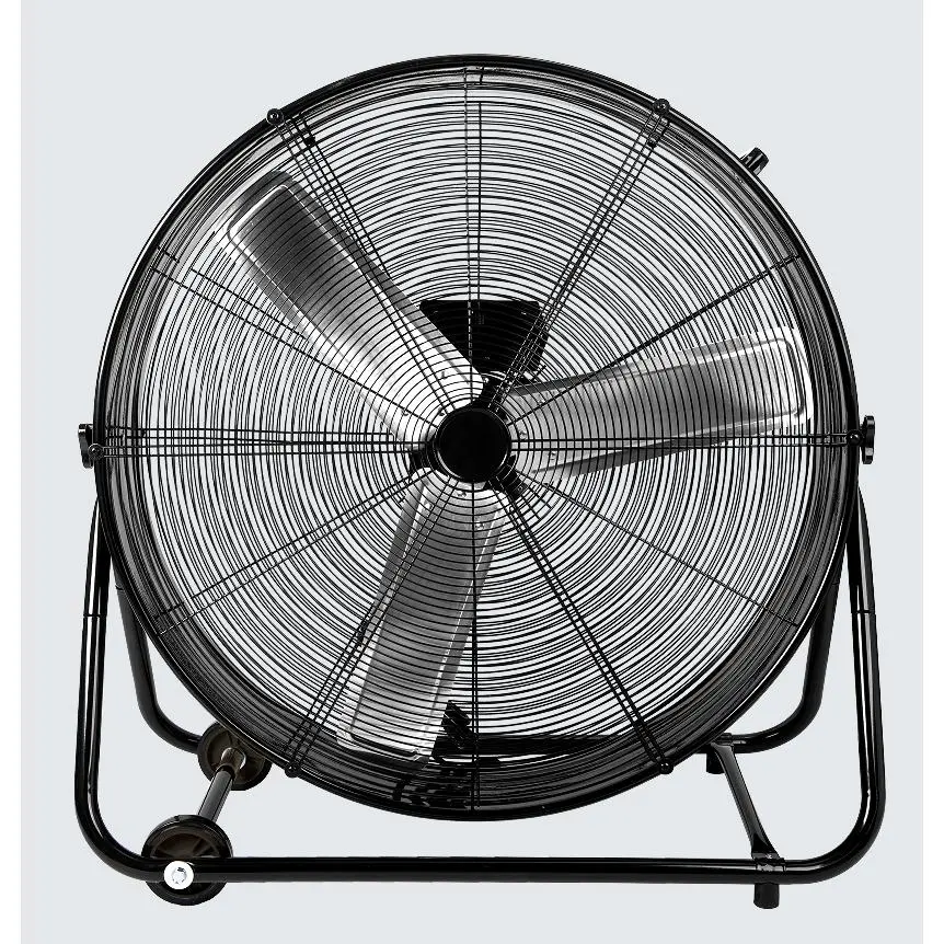 30 Inch High Velocity Drum Industrial Fan, 13000 CFM 3-Speed Air Circulation Fan for Garage, Warehouse, Workshop, Factory and Basement