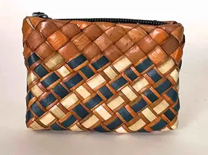 Handwoven Pandan Straw Coinpurse