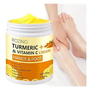 Moisturizing Hand and Foot Cream - Treatment for Dry, Rough Skin – Fast Absorbing, Non-Greasy Formula – Hydrates & Soothes Cracked Heels & Hands (8.8OZ)