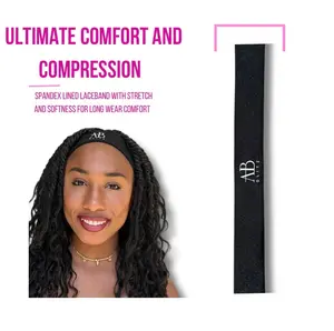 Luxury Protective Style Soft Adjustable Edge Lace Band