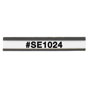 Box Partners  0.5 x 3 in. Magnetic C-Channel Cardholders - Pack of 25