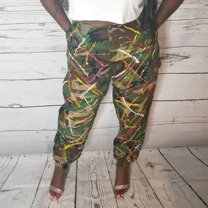 Custom Army Fatigue No Weapon Formed Against Me Jackets. Custom Paint the city Army Fatigue Pants.