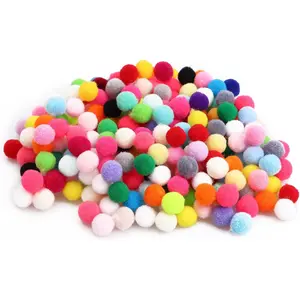 Pom Poms for Crafts Pompoms for Crafts 0.4 Inch Soft and Fluffy Craft Pom Pom Balls Craft Pom Poms Pompom Small Pom Poms Craft Pompoms for Arts & Crafts DIY Projects 400 Pcs Multicolor