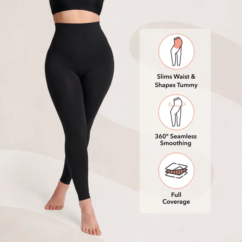 Shapermint High Waisted Leggings for Women Tummy Control, Medium Compression, Shaping Leggings, Non See-Through Yoga Pants, No-Roll Waistband, Workout & Everyday, S-4XL Shapermint High Waisted Leggings for Women Tummy Control, Medium Compression, Shaping Leggings, Non See-Through Yoga Pants, No-Roll Waistband, Workout & Everyday, S-4XL