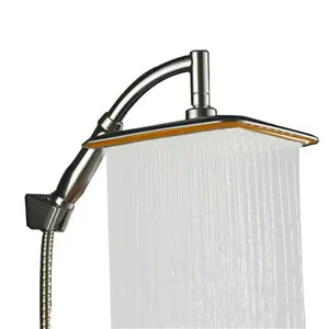 Square High Pressure Adjustable Rainfall Shower Head, Modern Design Shower Equipment, Easy To Install Shower Equipment for Home and Hotel Use