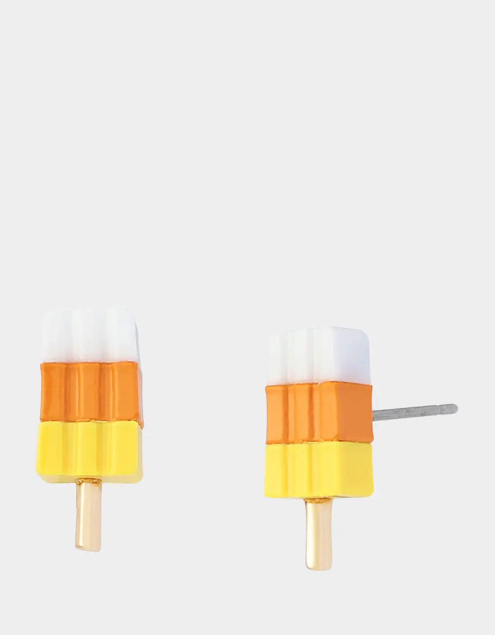 POPSICLE STUD EARRINGS ORANGE POPSICLE STUD EARRINGS ORANGE