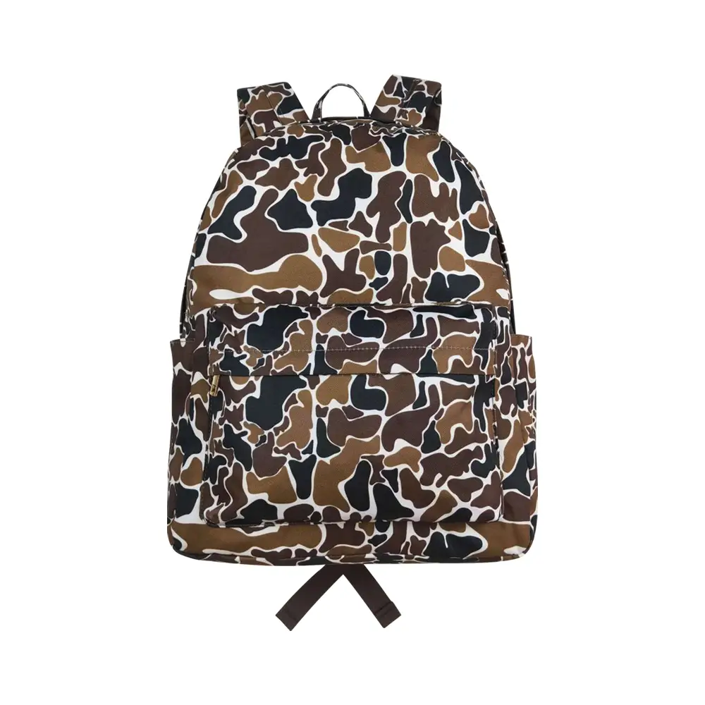 BA0236-back to school kids Camouflage brown backpack