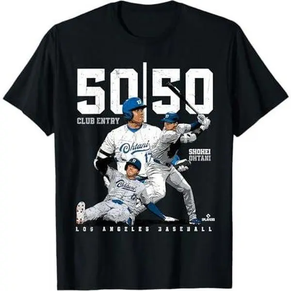 Ohtani Historic 50-50 Club Entry Shohei Ohtani MLBPA T-Shirt