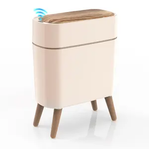 Pukomc Auto-Sensing Trash Can – Touchless & Waterproof, Nordic Design, Hygienic, Compact – The Smart Choice for Your Kitchen