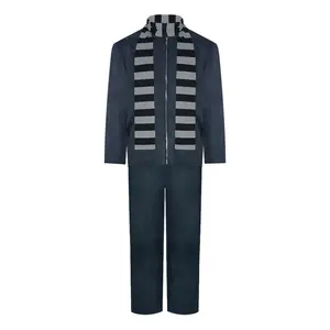 Gru Cosplay Costume Set Adult Men Scarf Coat Pants for Comic Con Convention Outfit