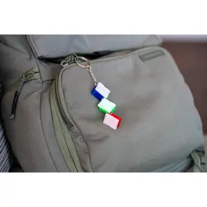 Mini Tip Box Trio Keychain