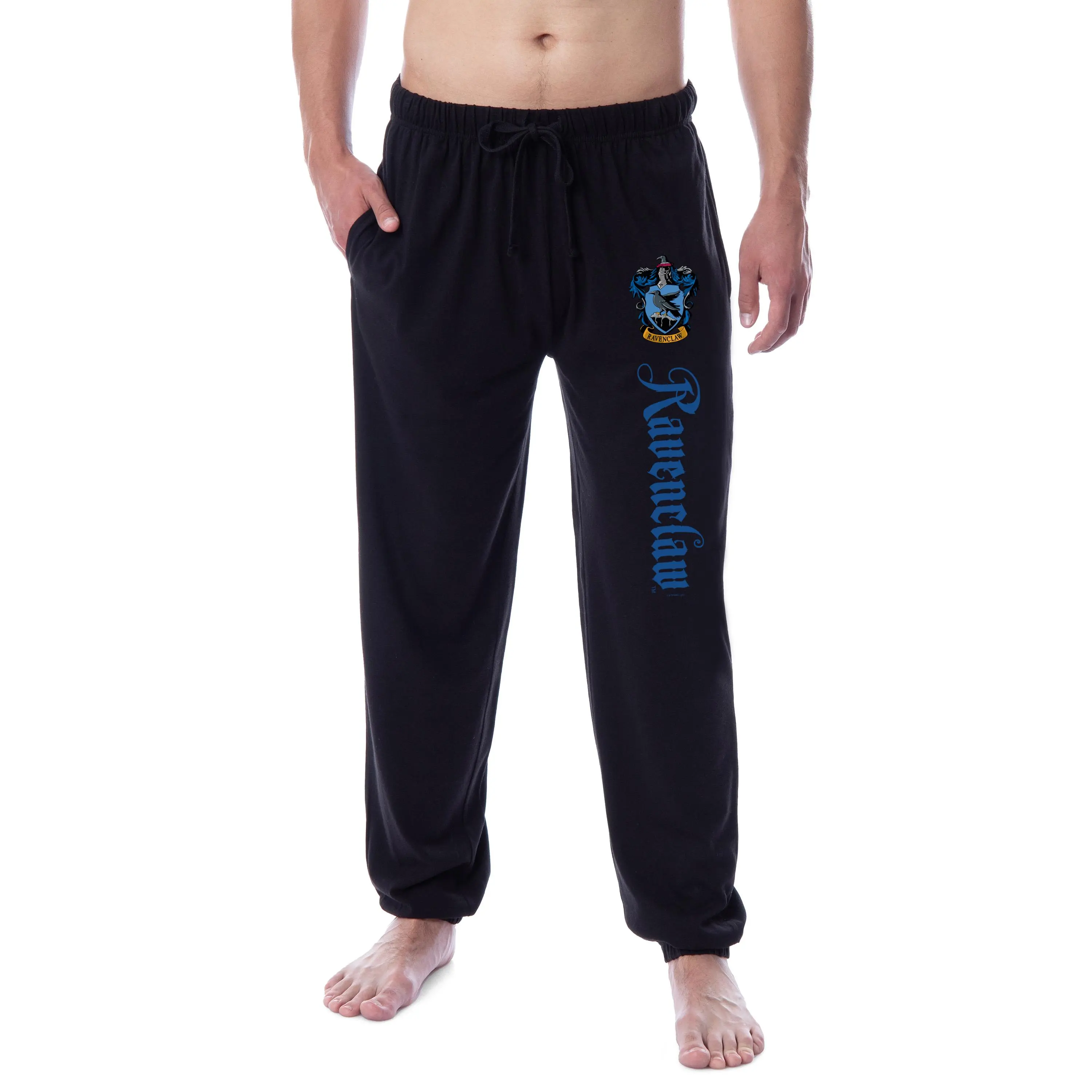Harry Potter Mens' Hogwarts All Houses Sleep Jogger Pajama Pants