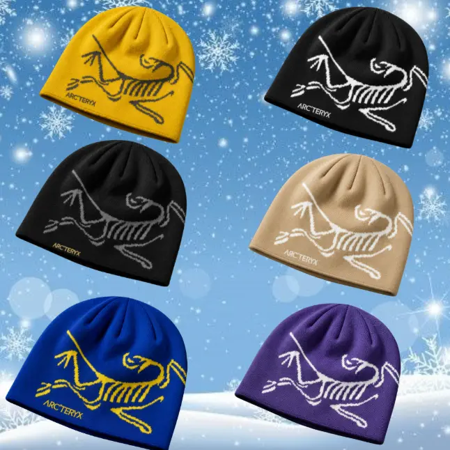 Arc’teryx Bird Head Toque Skeleton Beanie – Warm Knit Skull Cap, Unisex Outdoor Winter Streetwear Hat, Multiple Colors