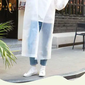 Non-Disposable Adult Raincoat Long Full Body Transparent Thickened Waterproof Outdoor Portable Rain Poncho