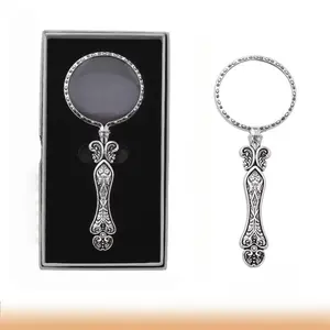 Trend Retro Magnifying Glass High-definition Magnifying Glass Portable Sewing Tool Handheld Magnifying Glass for Reading